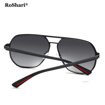 RoShari Polarizirana sončna Očala Za Moške Vintage Moda blagovne Znamke Oblikovalec Vožnjo sončna Očala Ženske Buljiti UV400 R024