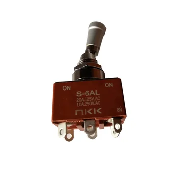 S6AL S-6AL rocker switch NKK DPDT 6-pin 2 orodje za varjenje ploščo z zaklepanje z ročico 20A