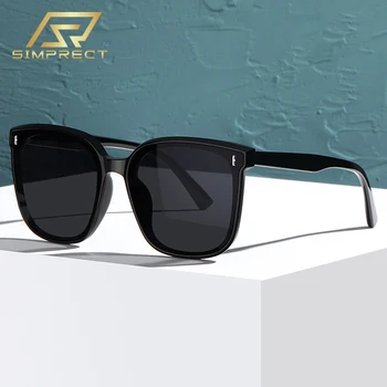 SIMPRECT 2021 Kvadratnih sončna Očala Ženske Modni Luksuzne blagovne Znamke Oblikovalec sončna Očala Moških Retro Velik Okvir UV400 Odtenkih Za Ženske Gafas