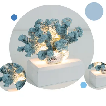 Simulacija Koralni Figurice Doma Dekoracijo Dnevne Sobe Namizje Miniature Okraski Obrti Vrtu Okrasni Dodatki Darila