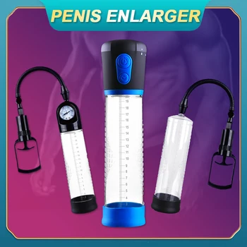 Sourcion Odraslih Penis Extender Dick Širitev Penis Črpalka Moški Masturbator Sex Shop Penisa Povečanje Vakuumske Črpalke Spolnih Igrač Za Moške