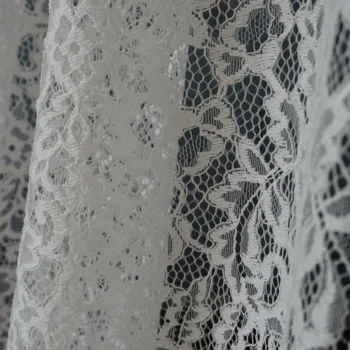 Strip trepalnic francoska čipka, sijoče vlaken čipke za ženske obleke šivanje, lepe pravljice obleko tkanine, čipke pribor 2020 NOVO 3M