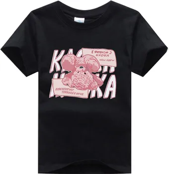 T-majice Za Dekleta Fantje Nosijo Tiskanja roupa infantil menina Kratek Rokav Tee Bombaž Poletje camisetas ropa 2-12T roza črno Barvo 9