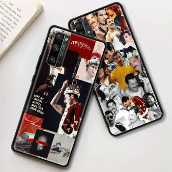 Telefon Primeru za Huawei Honor Igrajo 9A 8S 9X Pro 9S 8X 20 10 30 Lite 30i 30S Silikonski Črno Lupino Kritje Queen Freddie Mercury