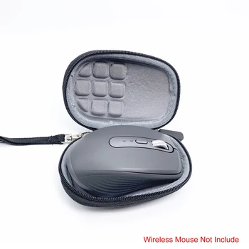 Težko Potovanje Primeru, EVA Zaščitna Primeru Nosilno Vrečko Kritje Miško za Shranjevanje Primeru za Logitech MX Kjerkoli 3 Wireless Mobile Mouse