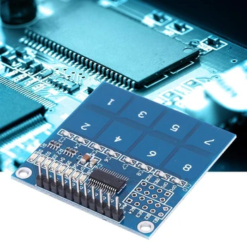 TTP226 8 Kanalni Digitalni Touch Senzor Modul Kapacitivni zaslon na Dotik, Stikalom za Arduino UNO