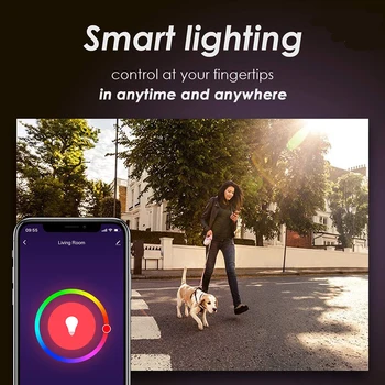 Tuya Glasovni Nadzor 20W RGB Smart Žarnica Zatemniti E27 B22 WiFi LED Čarobno Svetilko Delo Z Alexa Google Ali IR Daljinski Nadzor Svetlobe