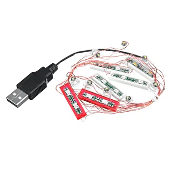 USB LED Lučka Up Kit Za 42096 Tehnika Za Porsche 911 RSR Avto Opeke Igrača (Samo Lučka LED Vključena) LED Osvetlitev Set