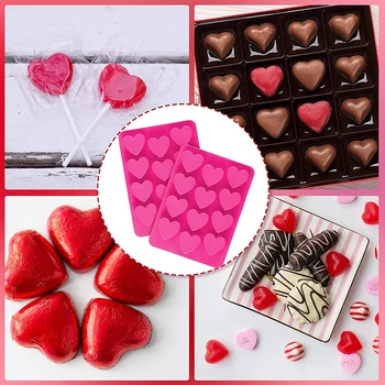 Valentinovo, Ljubezen Srce Oblika Torto Plesni Peko Diy Čokolada Breskev Srce Silikonske Pene Plesni Torto Dekoracijo Orodje
