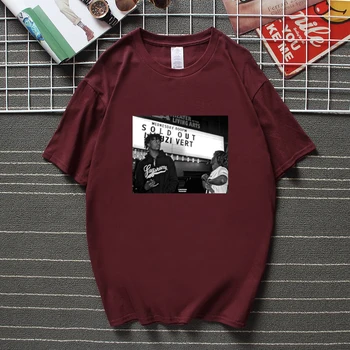 Vintage Kul Graphic T-shirt Casual Moški Majica s kratkimi rokavi Novo TEE Moda Rapper Glasbe, Hip Hop Bombažne Majice s kratkimi rokavi Ulične