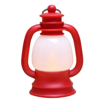 Vintage Retro Kerozina Lučka Mini Ročni Visi Svetilka LED Luč za na Prostem