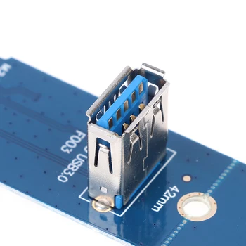 Visoke Hitrosti NGFF M. 2 USB 3.0 Prenos Kartico PCI-E Riser Card BTC Rudarstvo