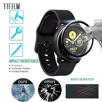 Za Samsung Galaxy Watch Aktivna 3D Ukrivljen HIŠNE Film Zaščitnik Zaslon Anti-Scratch Polno Zajetje Film za Samsung