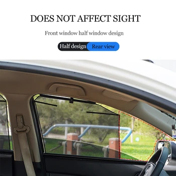 Za Volkswagen Tiguan Touareg Touran Posebne Strani Okna Samodejno Dviganje Dežnik Zaščito Pred Soncem, Izolacija Teleskopsko Zavese