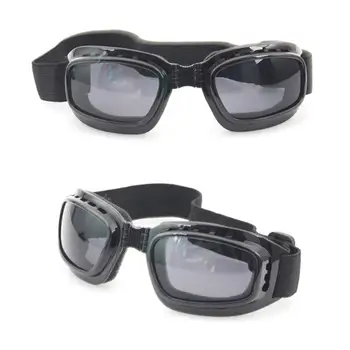 Zložljiva Zaščitna Očala Prostem Smučarska Očala Windproof Motorno Kolo Jahanje Očala Dustproof Splashproof Črni Okvir Motocikla Dodatki