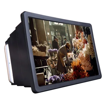 Zložljivi 3D Zaslon Mobilni Telefon Ojačevalnik, 3D Učinek High Definition Velik Zaslon Z Namizno Držalo Povečevalno Zložljiv Za Film Igre