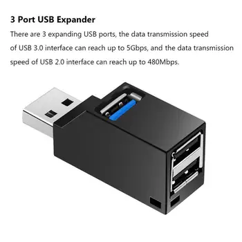 Zvezdišče USB 3.0 Multi USB 3.0 Hub USB Razdelilnik Visoke Hitrosti 4Ports3.0/2.0 Hab TF SD Card Reader Vse V Enem PC Računalnik Accessori