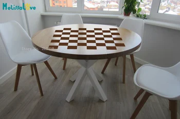 Šah in Checker Igro Krovu Vinilne Nalepke Tabela Nalepke Intelektualne Design Doma Dekor Igralec Darilo YT6006