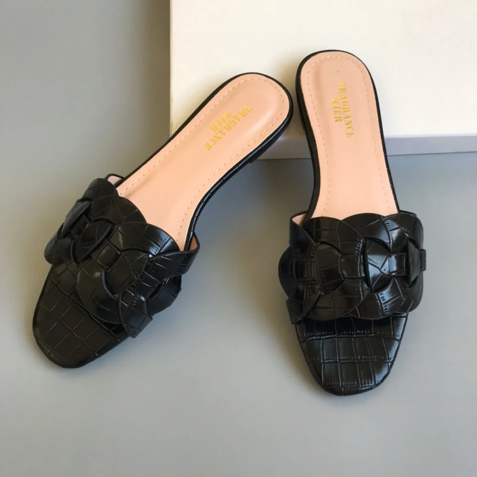 Seksi Makeace Makeace Copate Debele Soled Flip Flops Ravno Platformo 2021 Poletje Sandalias Ženske čevlje, Copate strani
