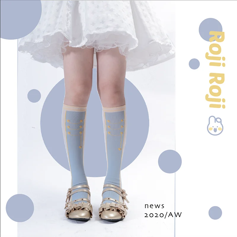 Nutcracker Lolita nogavic nogavice, bombažne nogavice v ženski enotno jk Lolita Japonski harajuku kawaii nogavice