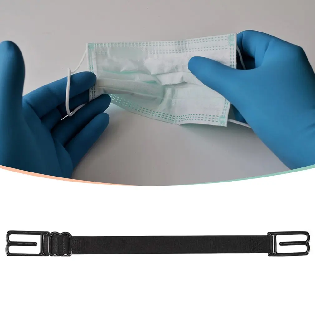 Maska Extender Non-Slip Uho Posnetek Grip Tape Extension Kavljem Nastavljiv Sponke Anti-zadavljenjem gumico