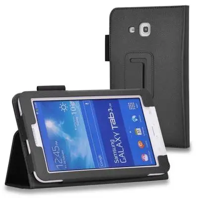 Folio Coque za Samsung Galaxy Tab 3 7.0 SM-T210 T211 P3200 Primeru Magnetni Smart PU Auto-Spanje za Samsung Tab 3 P3200 Stojalo Primeru