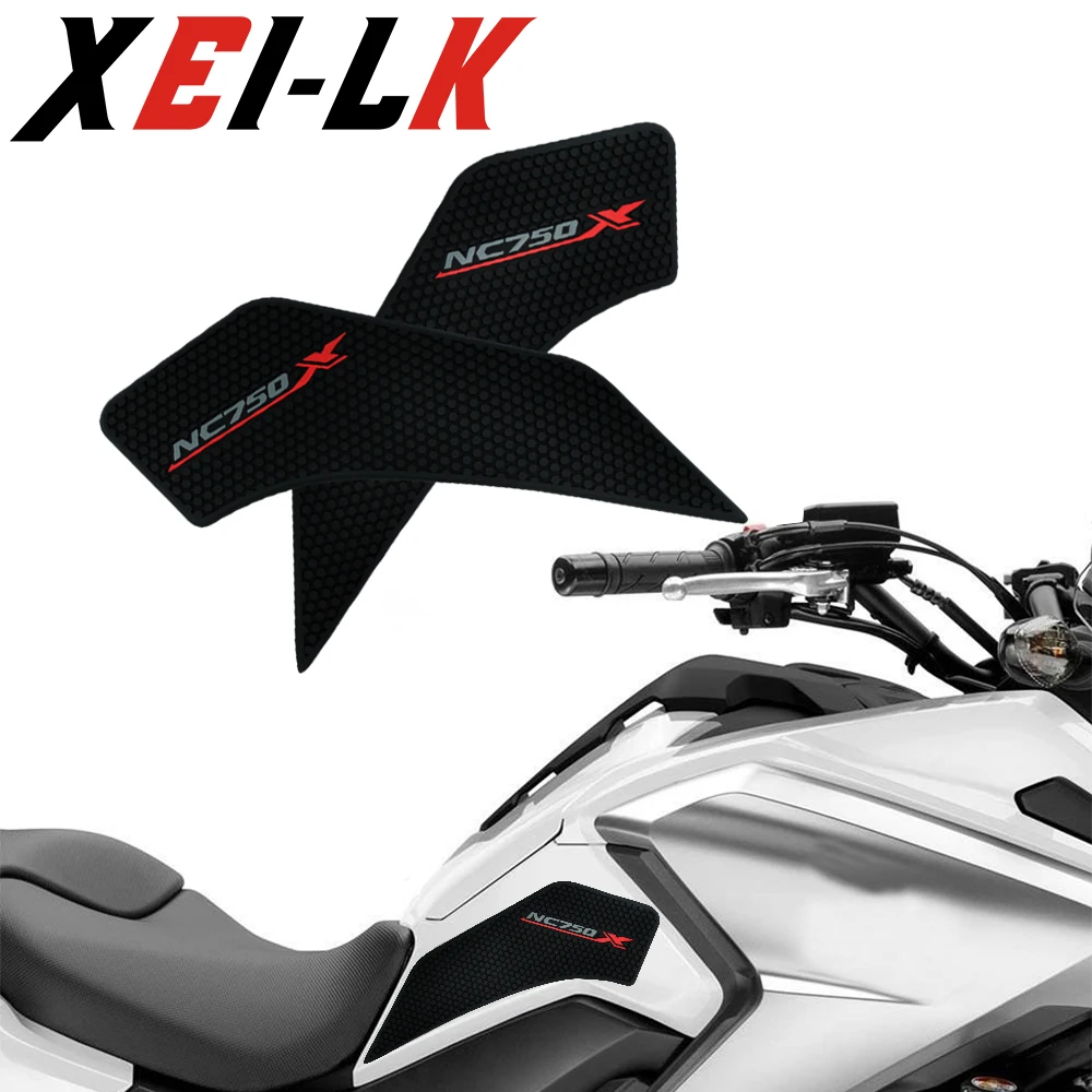 Za Honda NC750X 2016 2017 Motocikel Rubbe Anti slip Tank Pad Strani Plin Protecto Anti Slip Tank Blazine ProtectorStickers