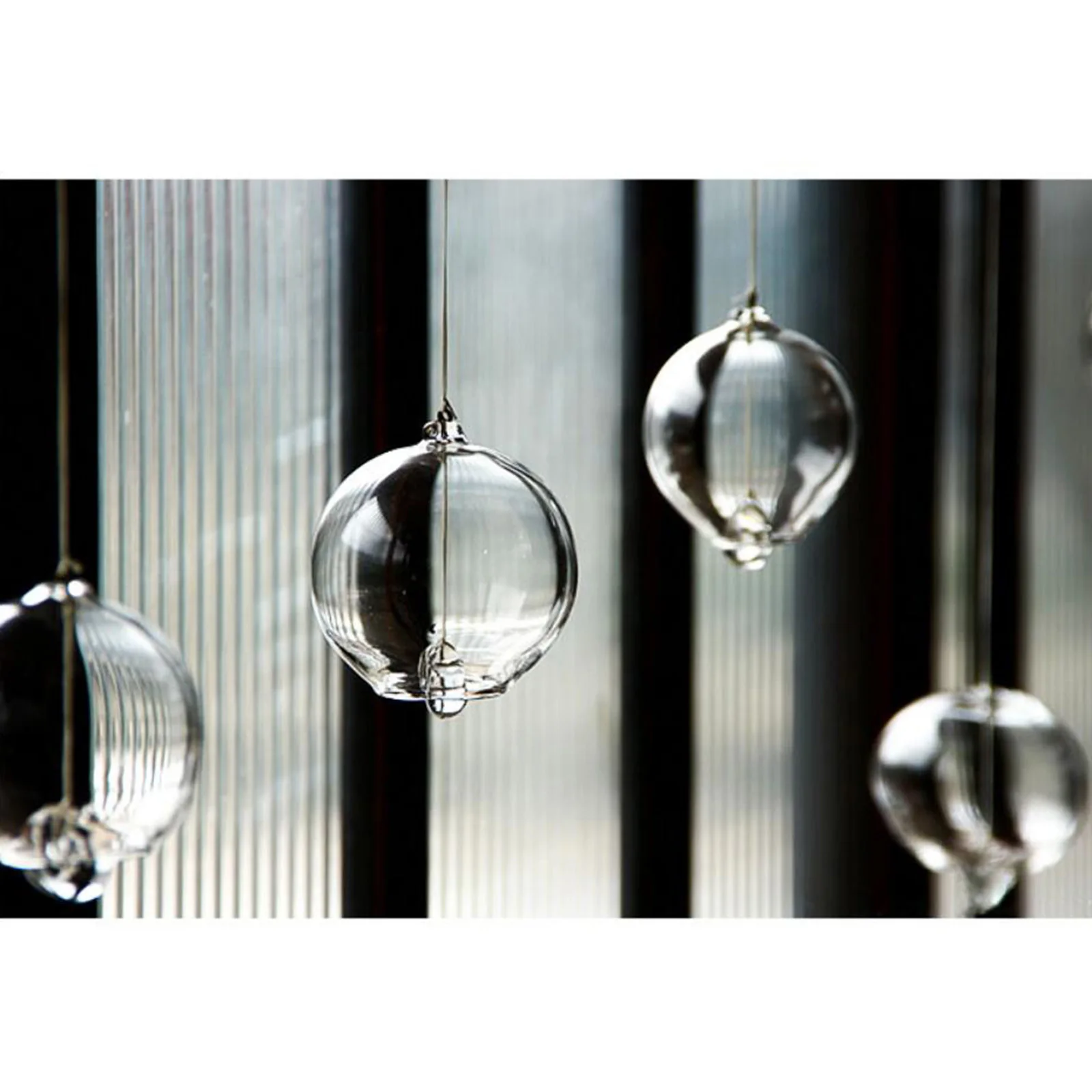 Japonski Slog Transparentno Steklo Wind Chime Bell Vrt Ornament Zaprtih Spalnica Okno Viseči Okras Obrti Darilo
