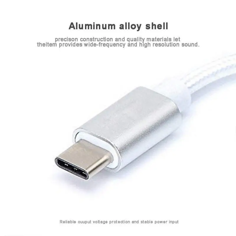 USB-C Tip-C Do 3,5 mm Priključek AUX izhod za Slušalke Avdio Cepilec Za Xiaomi Tip-C USB 3.1 Do 3.5 mm Polnilnika priključite Pretvornik Za Huawei