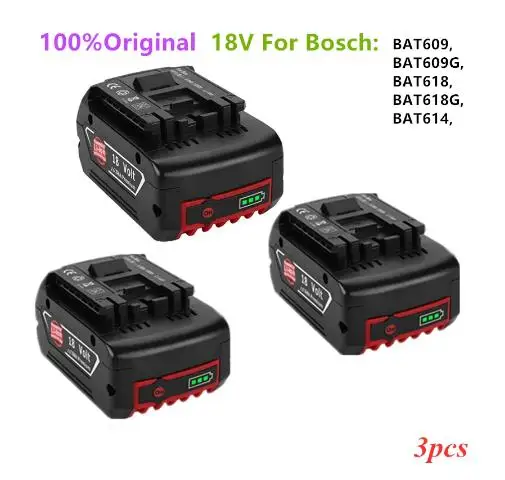 Original 18V 6000mah Polnilna Litij-ionska Baterija Za Bosch 18V Akumulator, 6.0 Prenosni Zamenjava BAT609 lučka