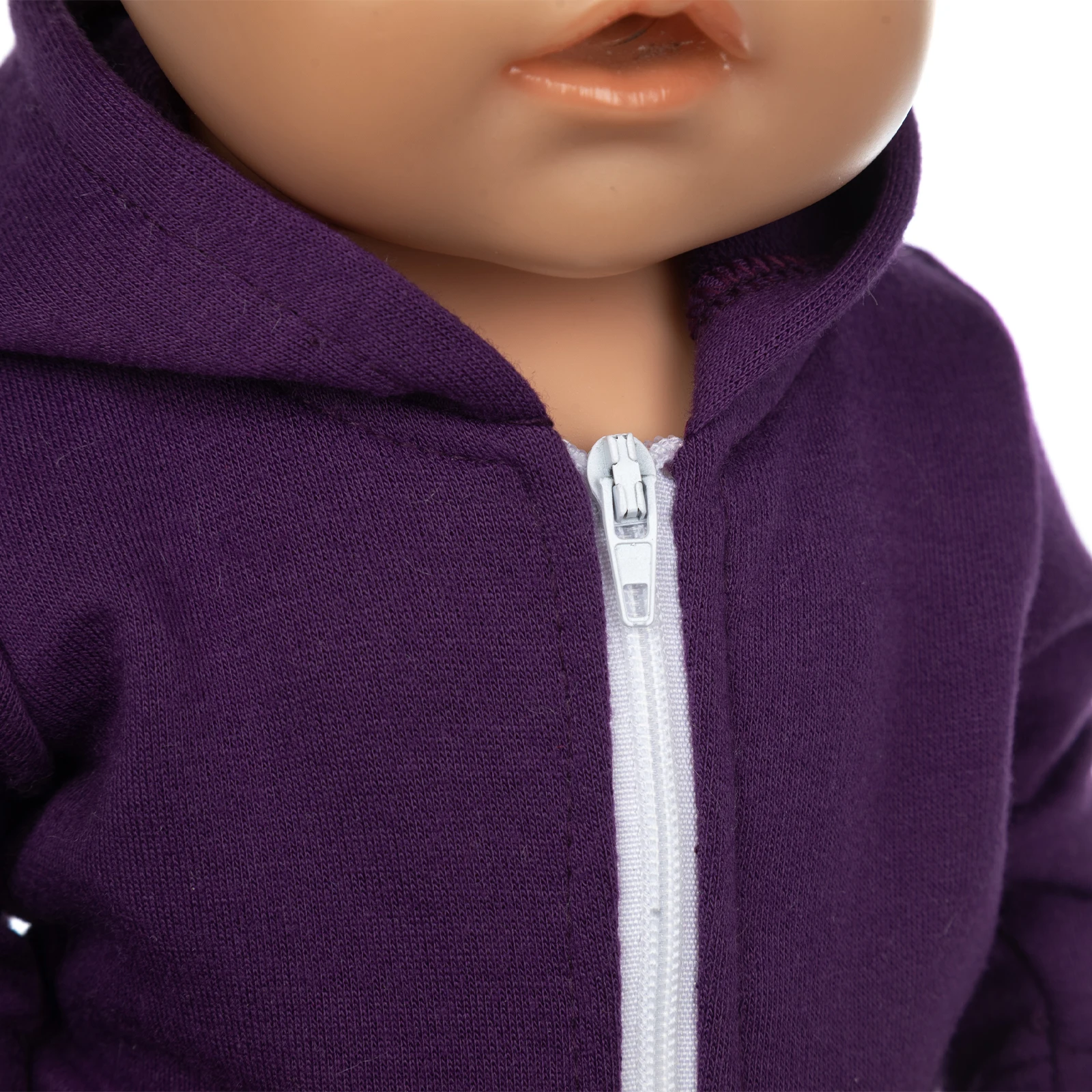 Rodil Nov Baby Doll Oblačila Primerna Oprema 18-inch 43 cm Klobuk Temno Sive enodelno Obleko Za Otroka, Rojstni dan Festivala Darilo