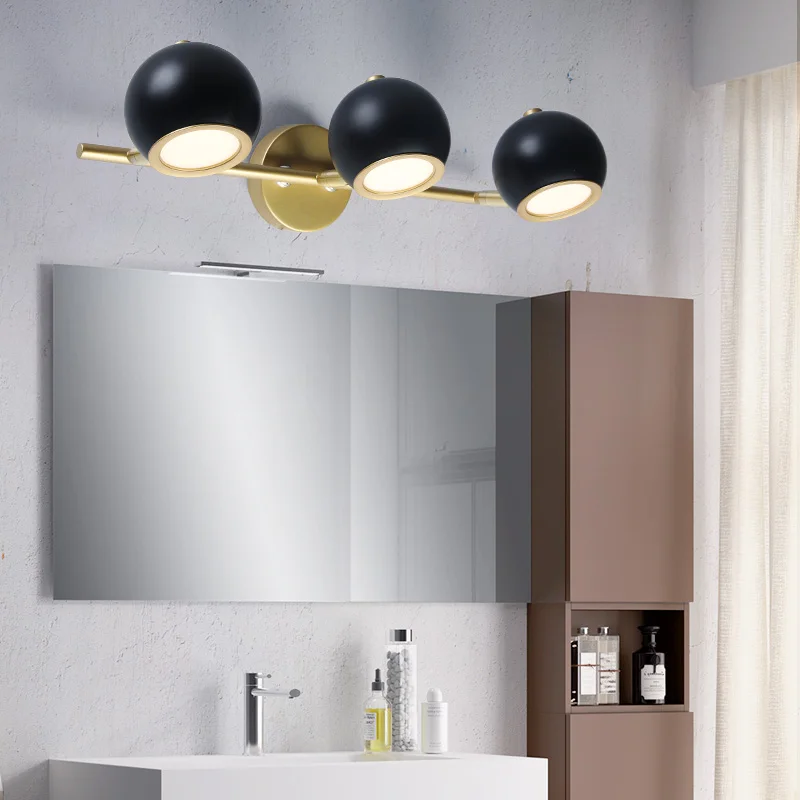 Nordijska kopalnica wc vodoodporna led ogledala žarometov kreativno ličila nečimrnosti ogledalo kabinet luksuzni pranje namizne svetilke LB101302