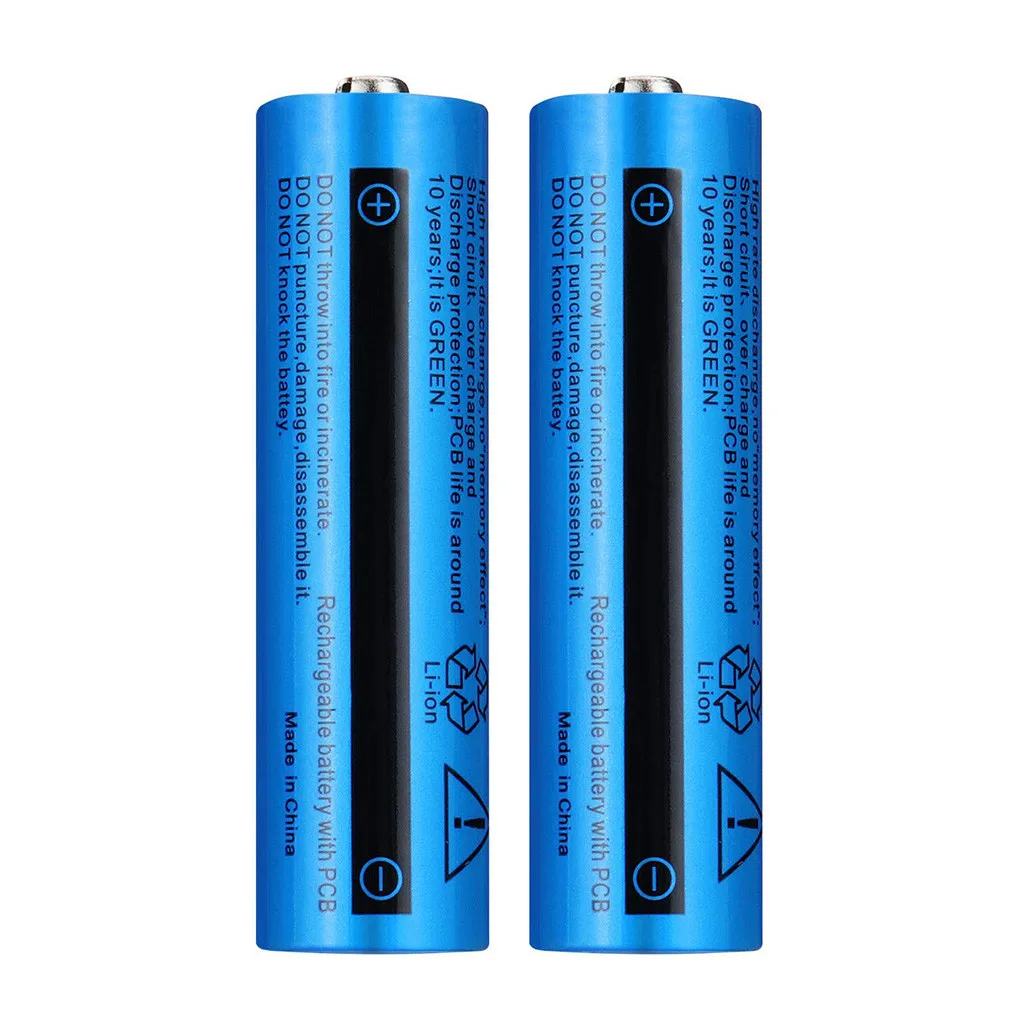 2pcs 5000AMH 3,7 V 18650 Polnilna Baterija Litij-ion Gumb na Vrhu Za LED Flashligh batterie
