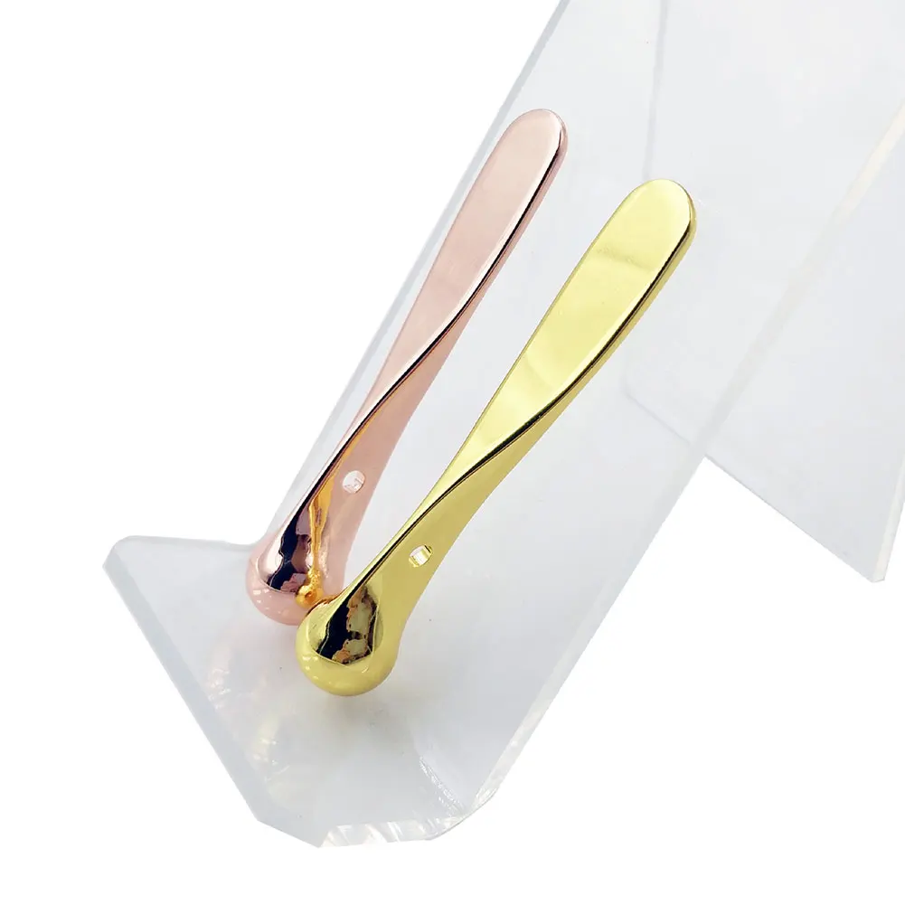 Proti Gubam Kremo za Oči Aplikator Palico Palica podočnjake Odstranitev Roller Obraza Zajemanje Massager Rose Zlato Lepoto Zajemalka 5.6 cm