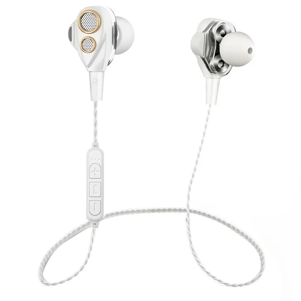4-Rog 6D Stereo Zvokom za Glasbo Brezžično Bluetooth 4.1 Slušalke Podpira TF Kartice Neckband in-Ear Slušalke Za Pametni Telefon Tablični računalnik
