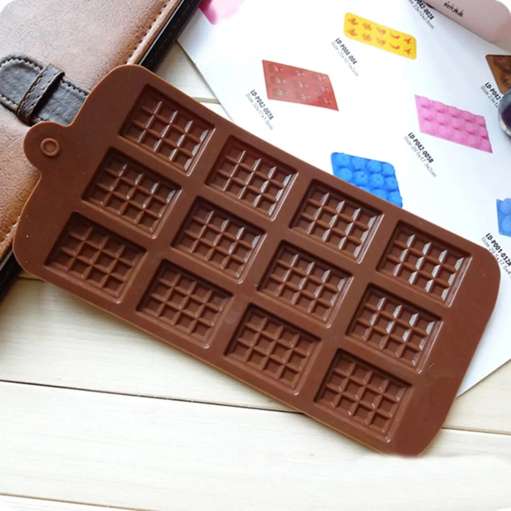 Silikonski Mini Čokolade Blok Bar Plesni Plesni Ledu Pladenj Za Torto Dekoraterstvo Peko Torte Jelly Candy Orodje Diy Plesni Kuhinja Orodje