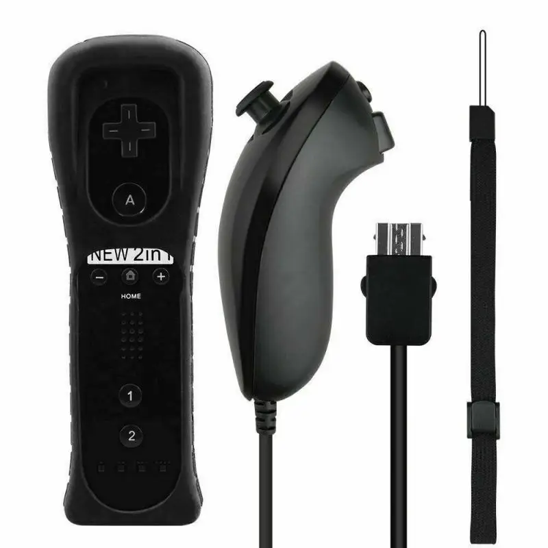 Brezžična tehnologija Bluetooth Remote Gamepad Krmilnika Za Nintend Wii/Wii U Konzole Nunchuck Daljinski upravljalnik Vgrajen Zvočnik Vibracij