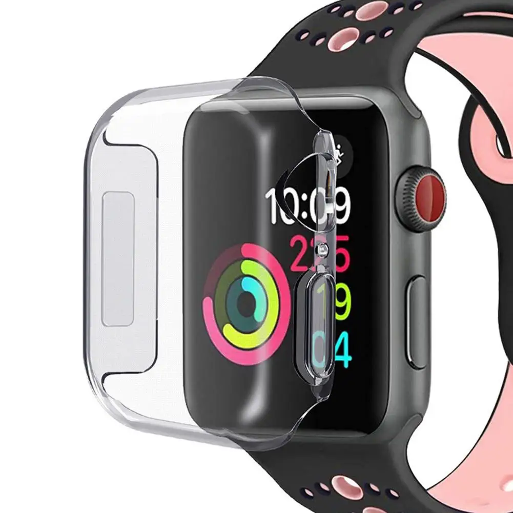 Za Apple ura Zajema Primeru Ultra-tanek Težko PC Zaslon Zaščitna Primeru Zajema Slim Watch Cover za Apple ura iWatch Serije 4