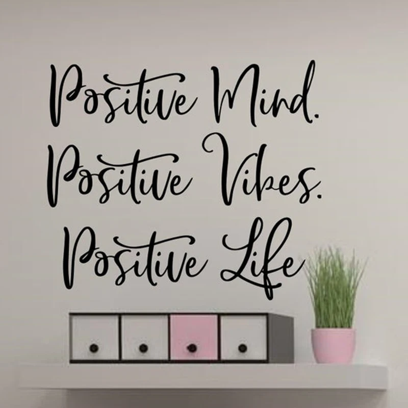 Pozitivne vibes nalepko, Good vibes vinilna, Pozitivno steno ponudbo, Pozitivno življenje ponudbo, Dobro vibes vinilna, Pozitivno A6-009
