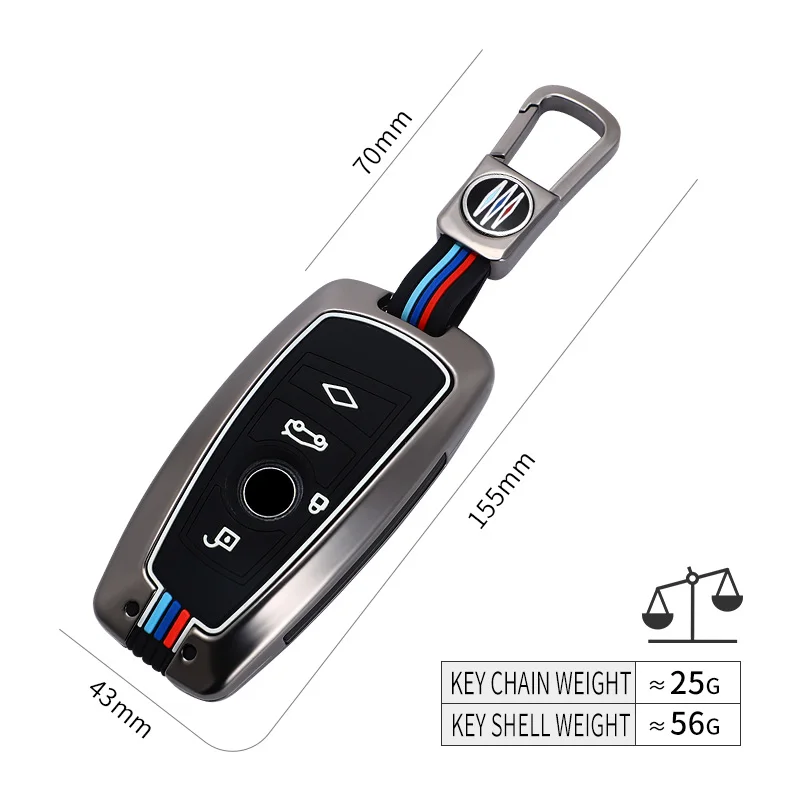 Cinkove zlitine tipko kritje Za BMW CAS4 F 3 7 5 Series E90 E92 E93 E91 X5 3/4 Gumb Smart Remote Key Lupini Primeru Avto Ključ brezplačna dostava