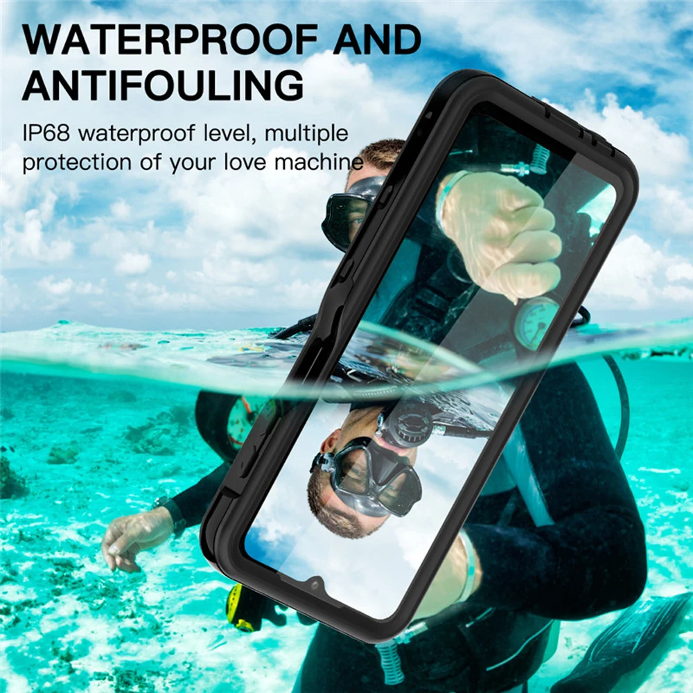 IP68 Pravi Vodotesno Ohišje Za Samsung Galaxy A12 5G 360 Varstvo Plavati Vode, ki so Dokaz Pokrovček za Galaxy A12 SM-A125F Primeru 12 Etui