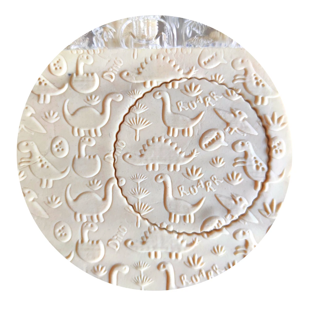 Kuhinjski Pribor Torta Dekoraterstvo Blago, ki je Vgravirana 3D Pekarna Teksturirane valjar Z Vzorci