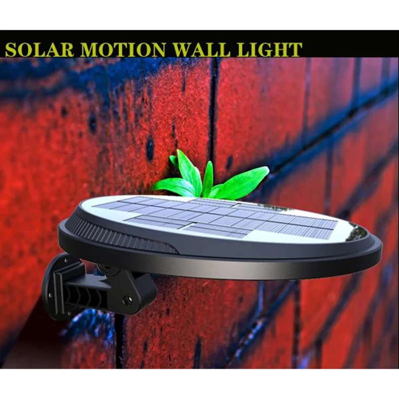 Vrtljiv Sončne Luči na Prostem LED Lučka Senzor Gibanja IP65 Vodotesen za Garažo, Teraso, Vrt Dvorišču, Dvorišče SEC88