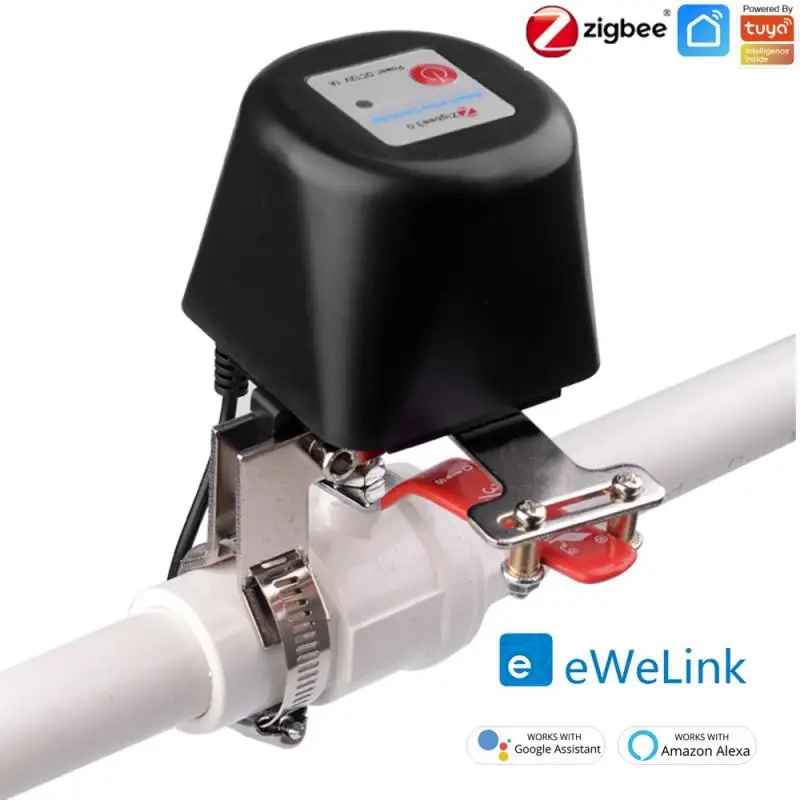 EWelink Zigbee Ventil Smart Voda/Plin Ventil Avtomatizacija Nadzor Dela Pametnega Doma Z Alexa,Google Pomočnik Moč Tuya