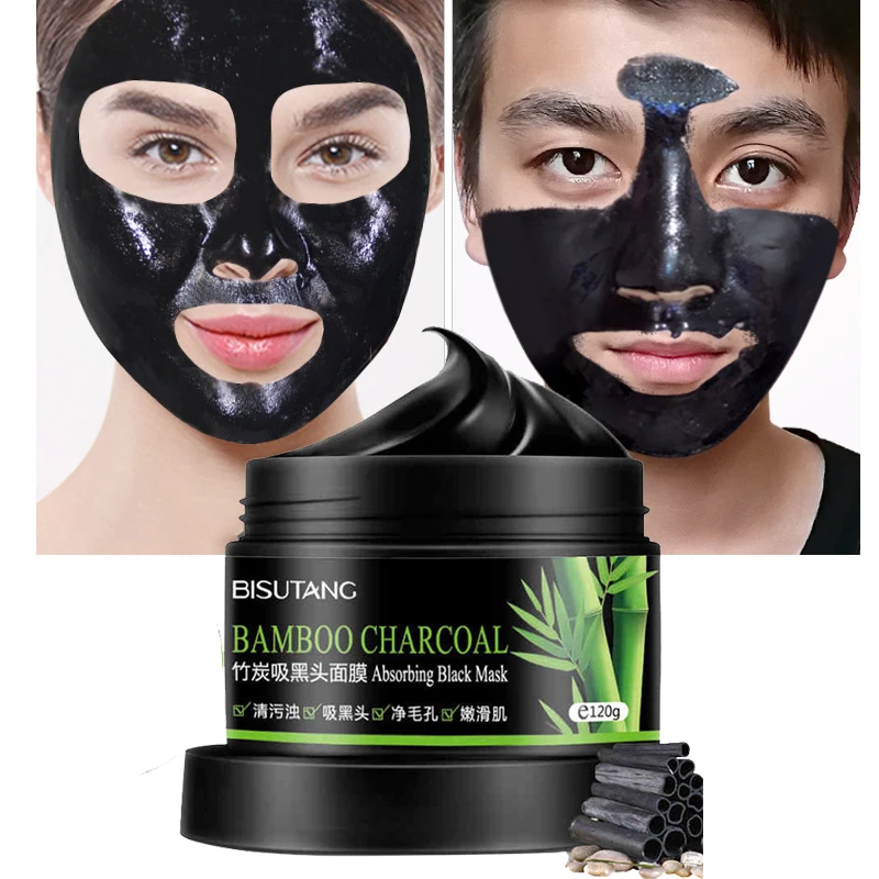 Peeling Blackhead Masko Za Akne, Bambus, Oglje Obraz Masko, Kremo, Skrči Pore Olje Nadzor Čiščenje Izdelkov Za Nego Kože, Kozmetične M
