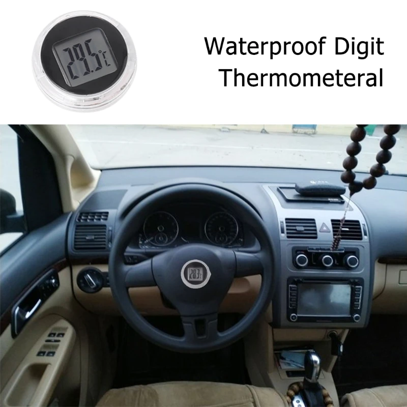 Mini Nepremočljiva Avto, Motorno Kolo, Avto Digitalni Termometer Merilnik