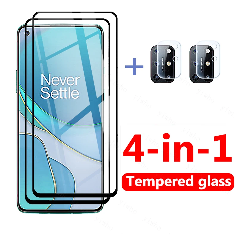 Kaljeno Steklo na za OnePlus 8t 9 9r Nord N10 N100 5g Zaslon Protektorstvo Mobilni Telefon Dodatki Objektiv Kamere Stekla Film