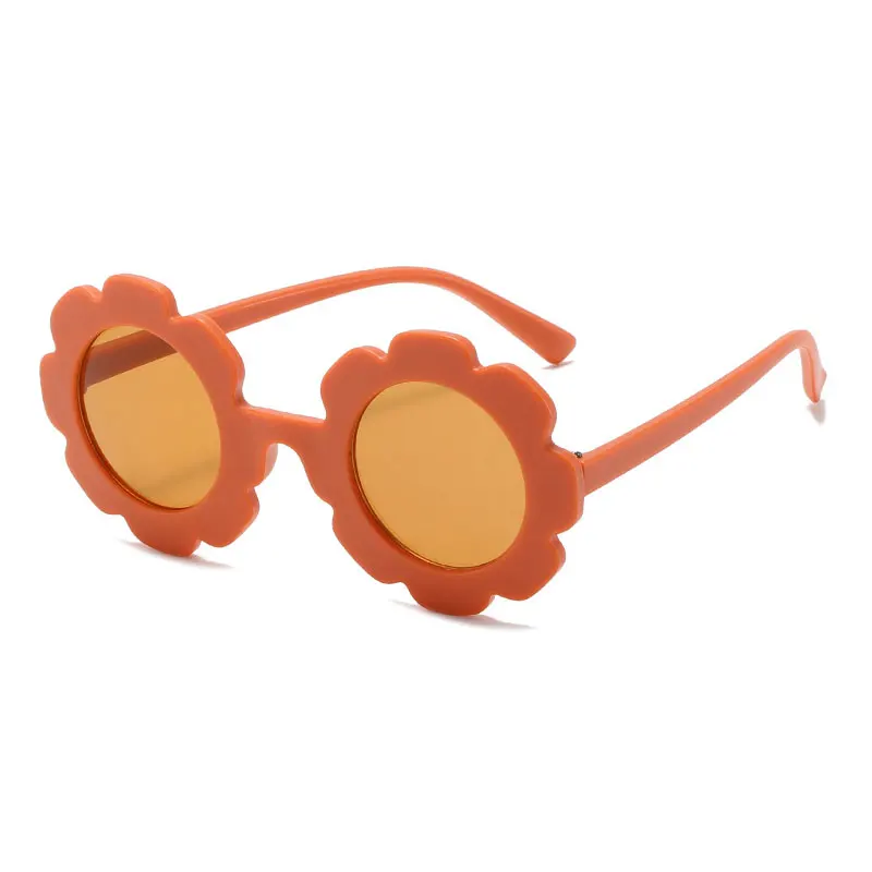 Vintage Otroci sončna Očala Otrok sončna Očala Krog Cvet Gafas Baby Otrok UV400 sončna Očala Šport Dekleta Fantje Malčka Oculos