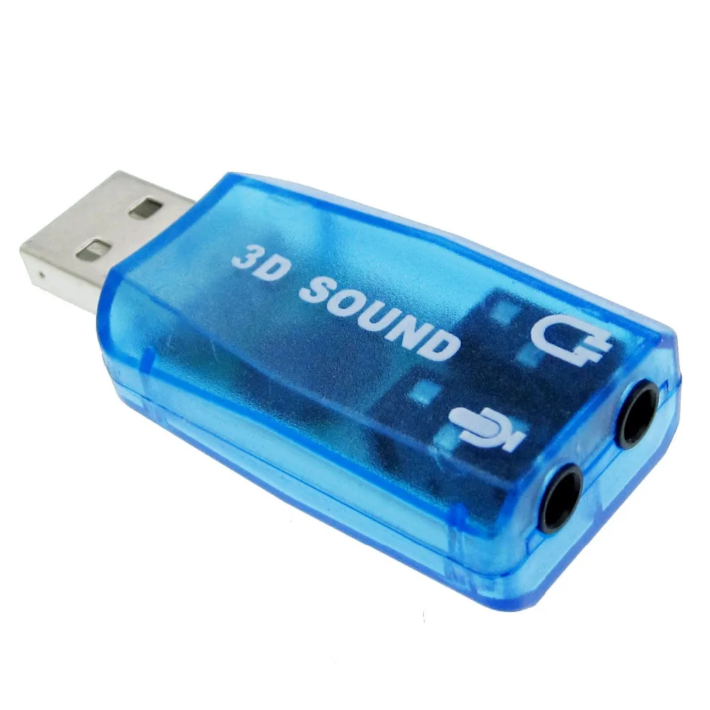 CM108 Čipov USB 2.0 3D Zvočno Kartico Adapter Virtualni 5.1 Kanalni Progi Razred-B Ojačevalnik Za Slušalke, Mikrofon