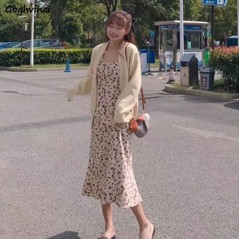 Obleka Ženske Cvetlični Dolgo, A-linija S-3XL Elegantne Dame Preprost Flounced Rob Sladko korejski Prvo Poletje Dihanje Znotraj Traku Chic